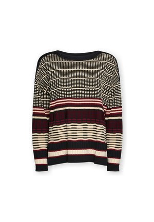Elena Mirò, MAGLIA CON SCOLLO A BARCHETTA - Striktrøje - nero