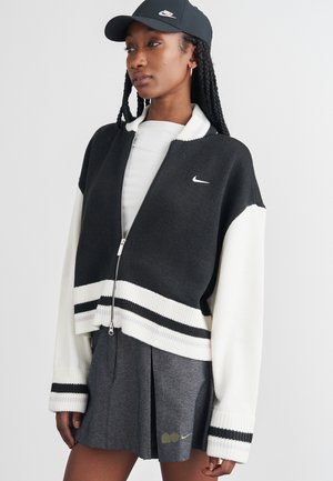 CARDIGAN STREET - Kardigán - black/sail/vast grey