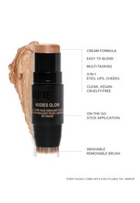 NUDESTIX NUDIES ALL OVER FACE GLOW - Colorete - hey, honey