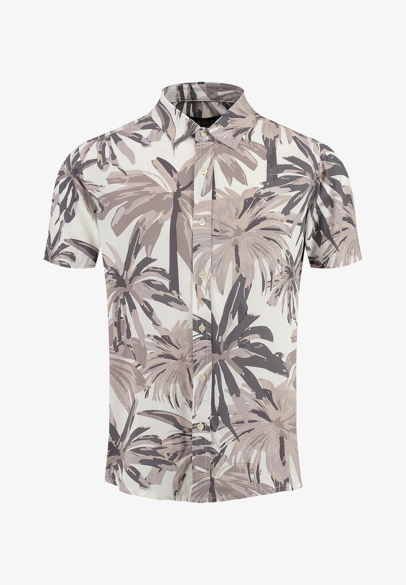 Key Largo MSH CASA PATTERNED - Overhemd - white grey