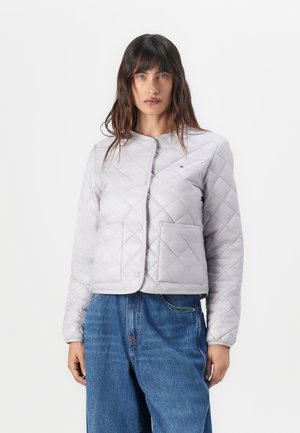 PADDED QUILTED JACKET - Light jacket - lilac dusk