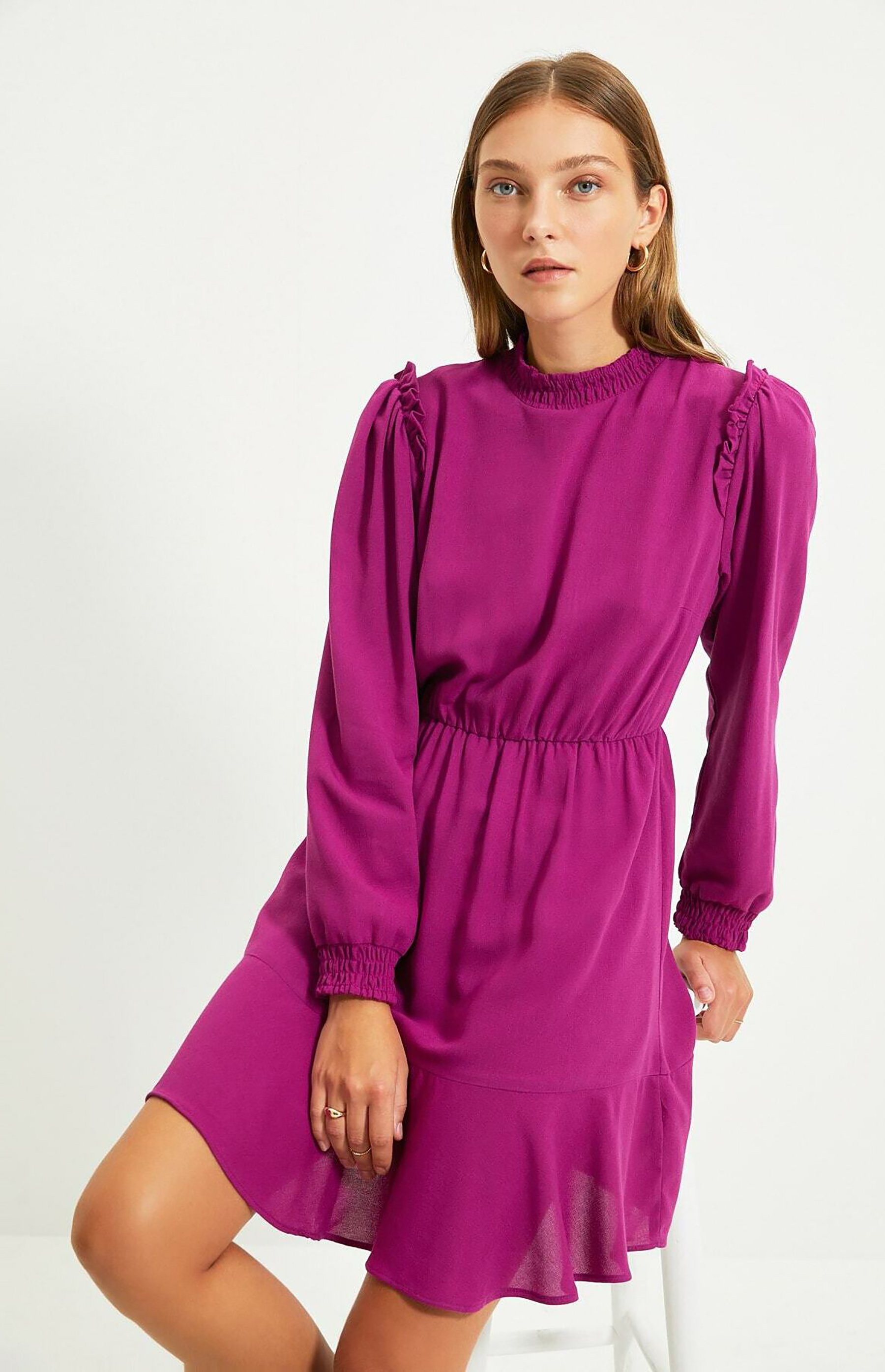 robe pull violet