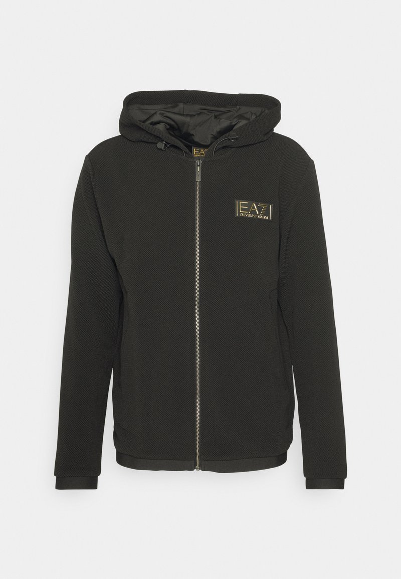 EA7 Emporio Armani Zip-up sweatshirt - nero/black - Zalando.de