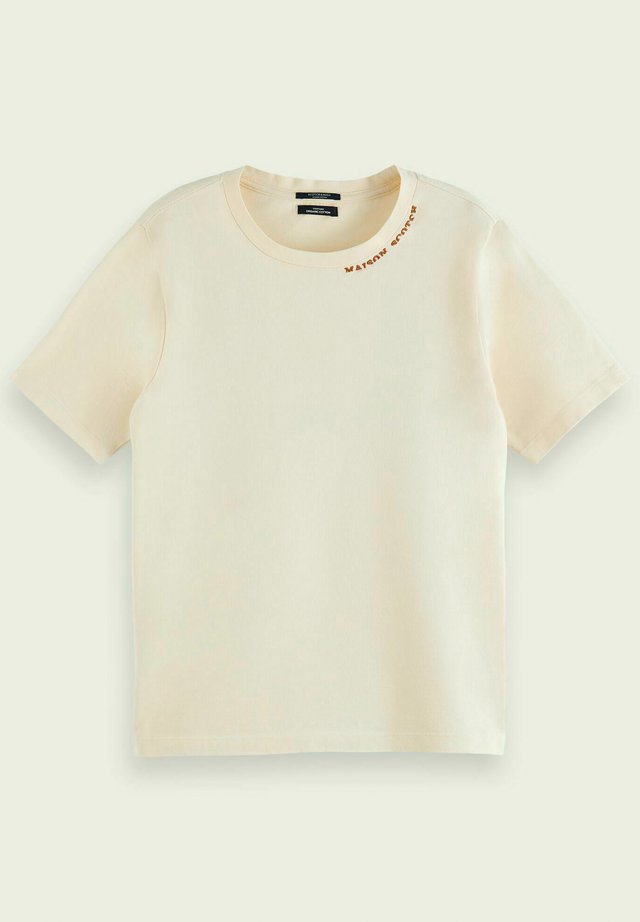 T-shirt print - ecru