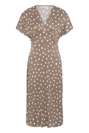 InWear, HENRIIW FITTED DRESS - Robe de jour - brown brush dot