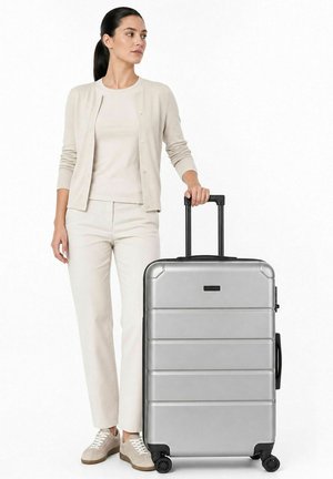 Police, DUBLIN 4 ROLLEN TROLLEY L 75 CM MIT DEHNFALTE UNISEX - Trolley - grey taupe