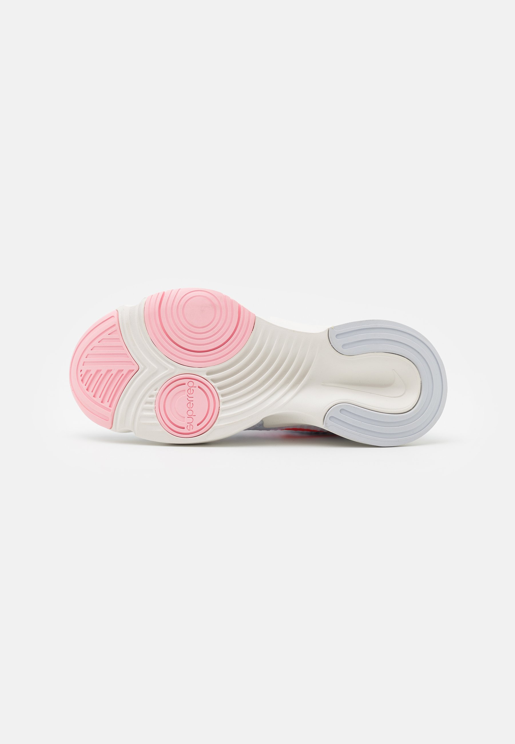 Nike Performance SUPERREP GO - Trainingsschoen - football grey/bright  crimson/Lichtblauw - Zalando.nl