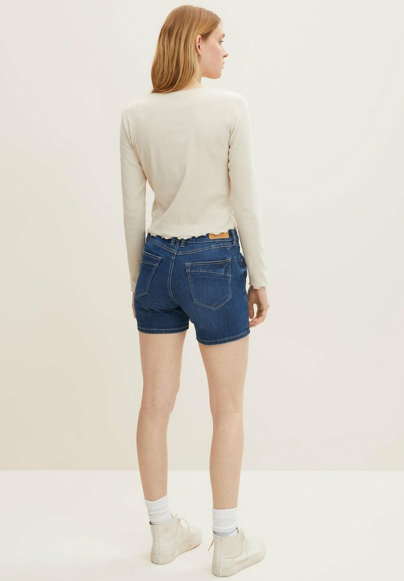 Damen Kleider | TOM TAILOR DENIM Jeans Shorts used mid stone blue denim/dunkelblau - AE87085 Damen Kleider | TOM TAILOR DENIM Jeans Shorts used mid stone blue denim/dunkelblau - AE87085