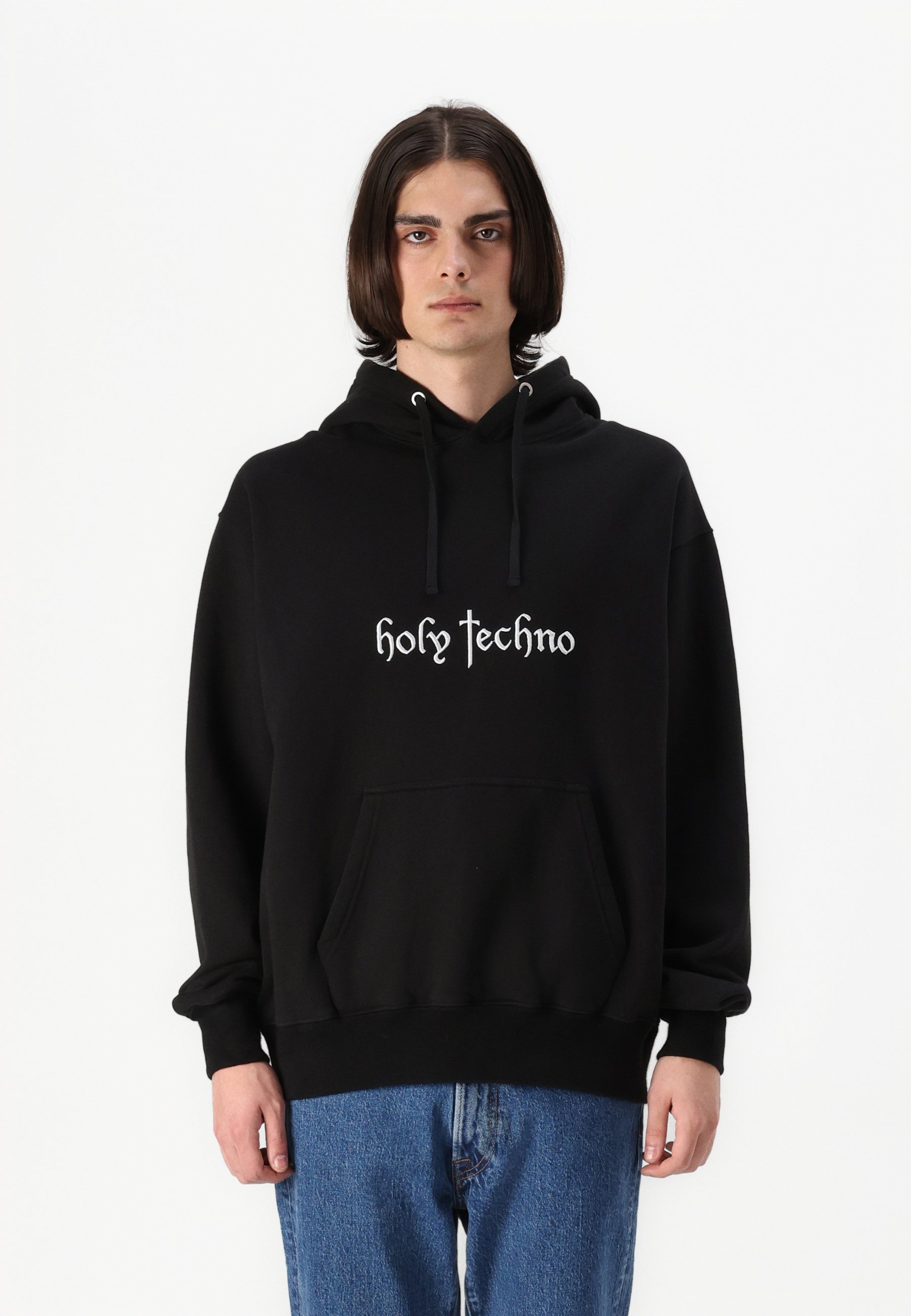 BOILER ROOM HOLY TECHNO HOOD UNISEX - Sweatshirt - black - Zalando