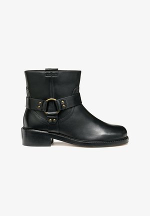 Geox, Bottines de cowboy / motard - black