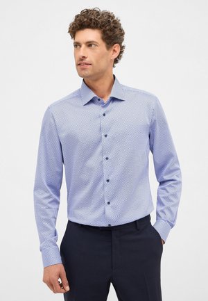 BAUMWOLLHEMD - SLIM FIT - Hemd - blau