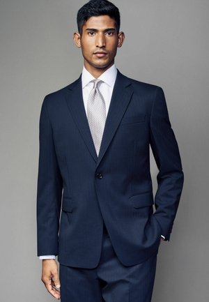 REGULAR FIT STRIPE - Sakko - navy
