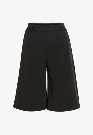 VILA, BERMUDA SHORTS VIVARONE HIGH WAIST - Short - black