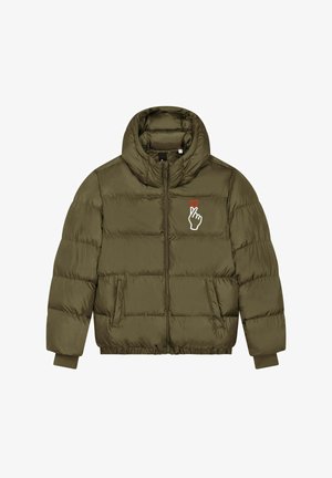 Mira Paris, SARANGHAE EMBROIDERY UNISEX - Talvitakki - khaki
