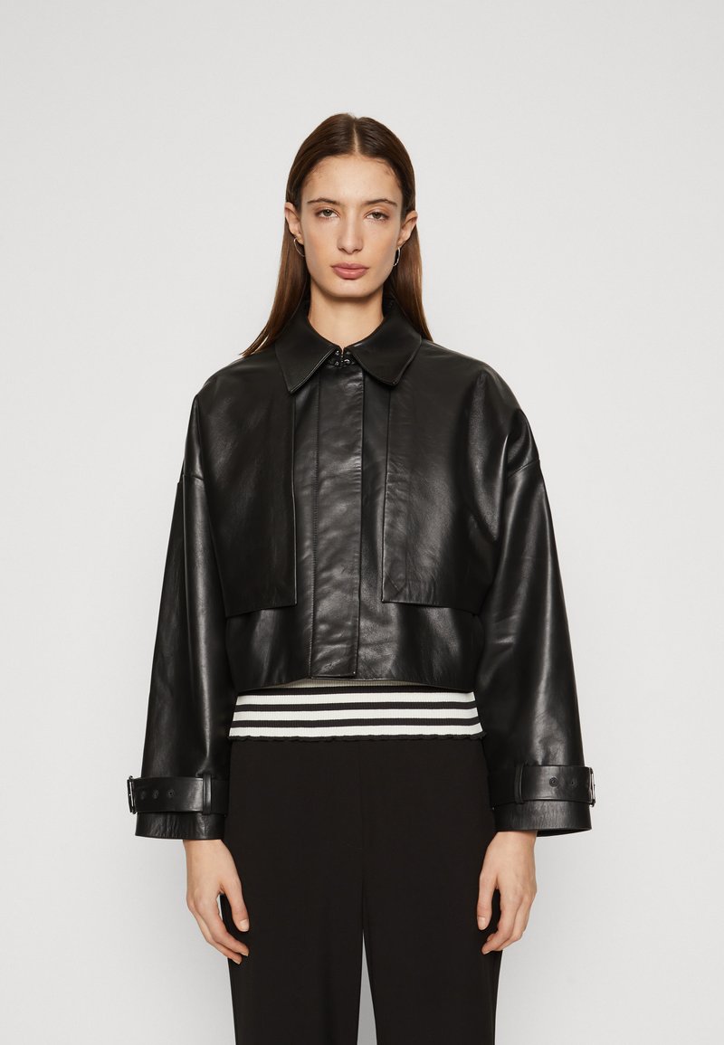 calvin klein chaqueta cuero