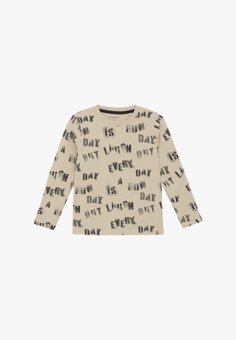 Minymo ALL OVER PRINT - Longsleeve - oxford tan