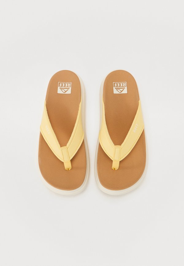 CUSHION BONDI - T-bar sandals - pale banana3
