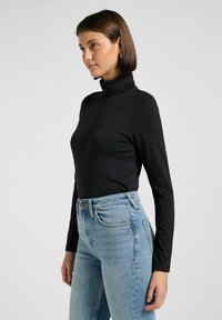 Lee TURTLE NECK FOR SLIM FIT - Maglietta a manica lunga - unionall black