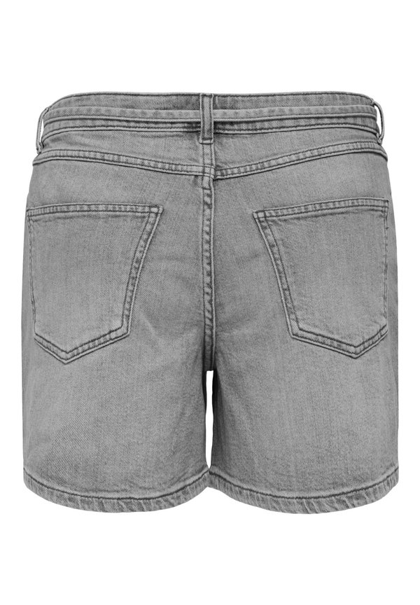 ONLGIANNA BELTED - Denim shorts - grau2