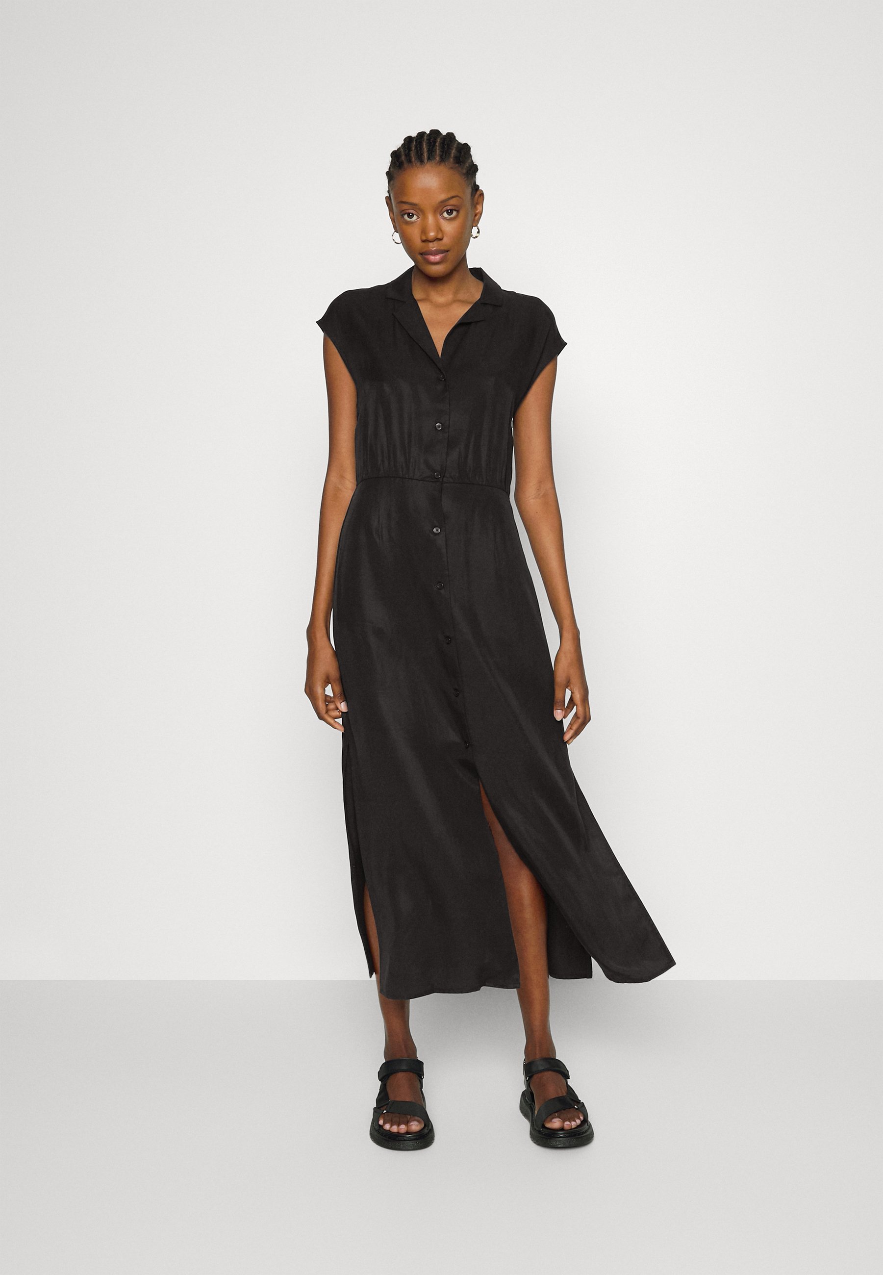 Calvin Klein REFIBRA MAXI SHIRT DRESS 