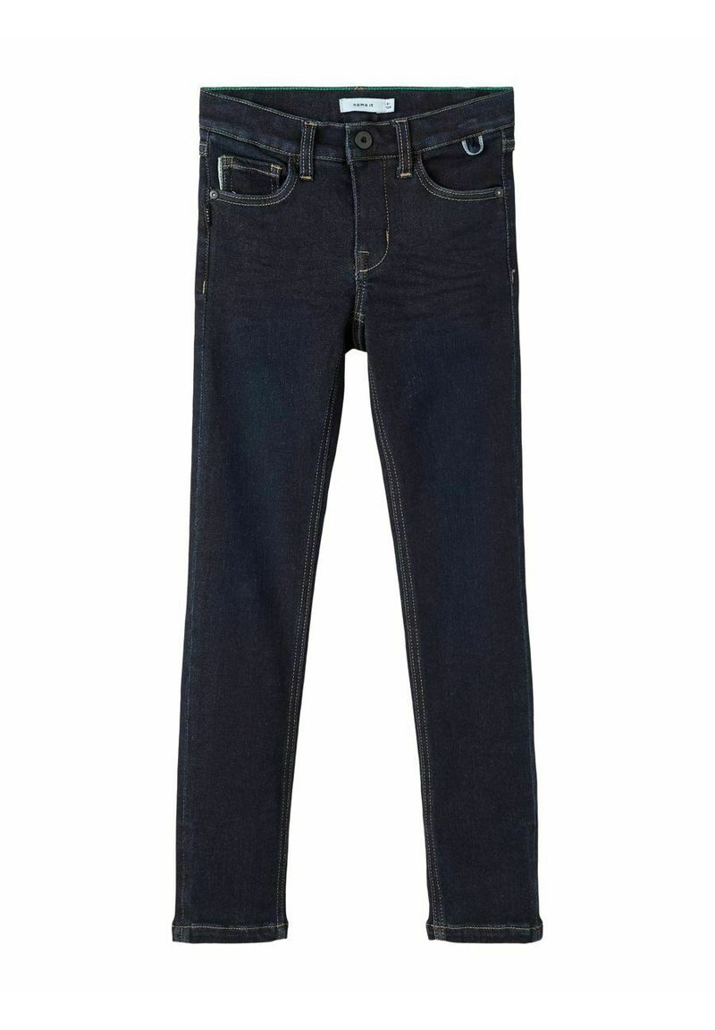 name it Slim fit jeans donkerblauw denim