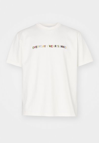 Sunnei CLASSIC UNISEX - Marškinėliai su spaudiniu - off white