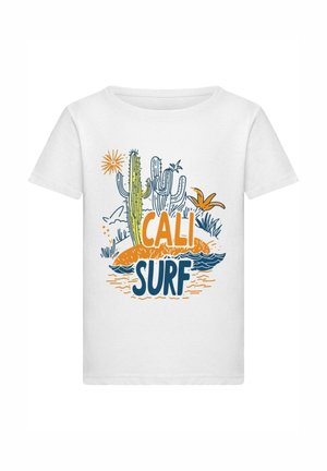 CALI SURF - T-shirt imprimé - white