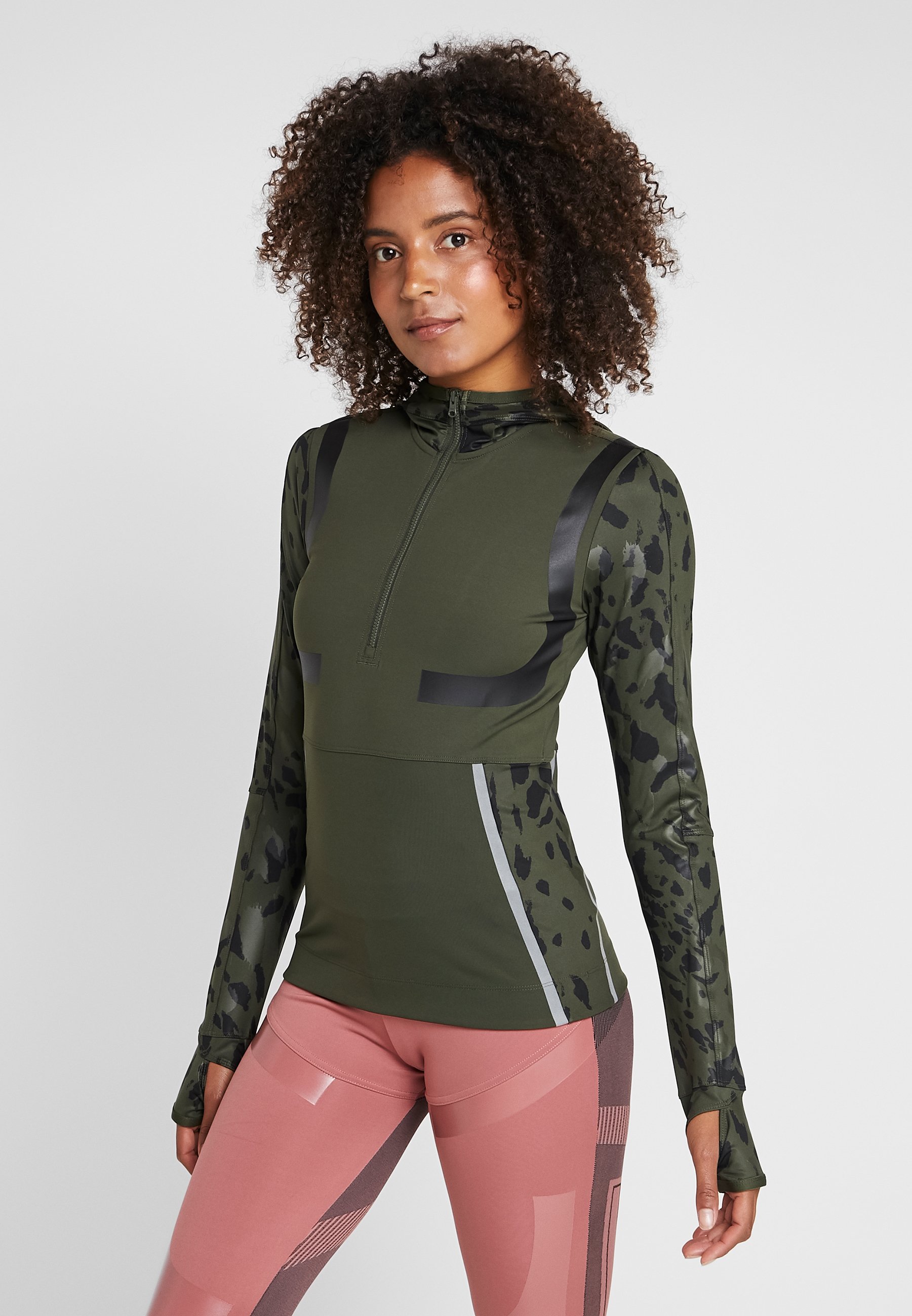 RUN LONGSLEEVE Langarmshirt dark oak RUN LONGSLEEVE Langarmshirt dark oak