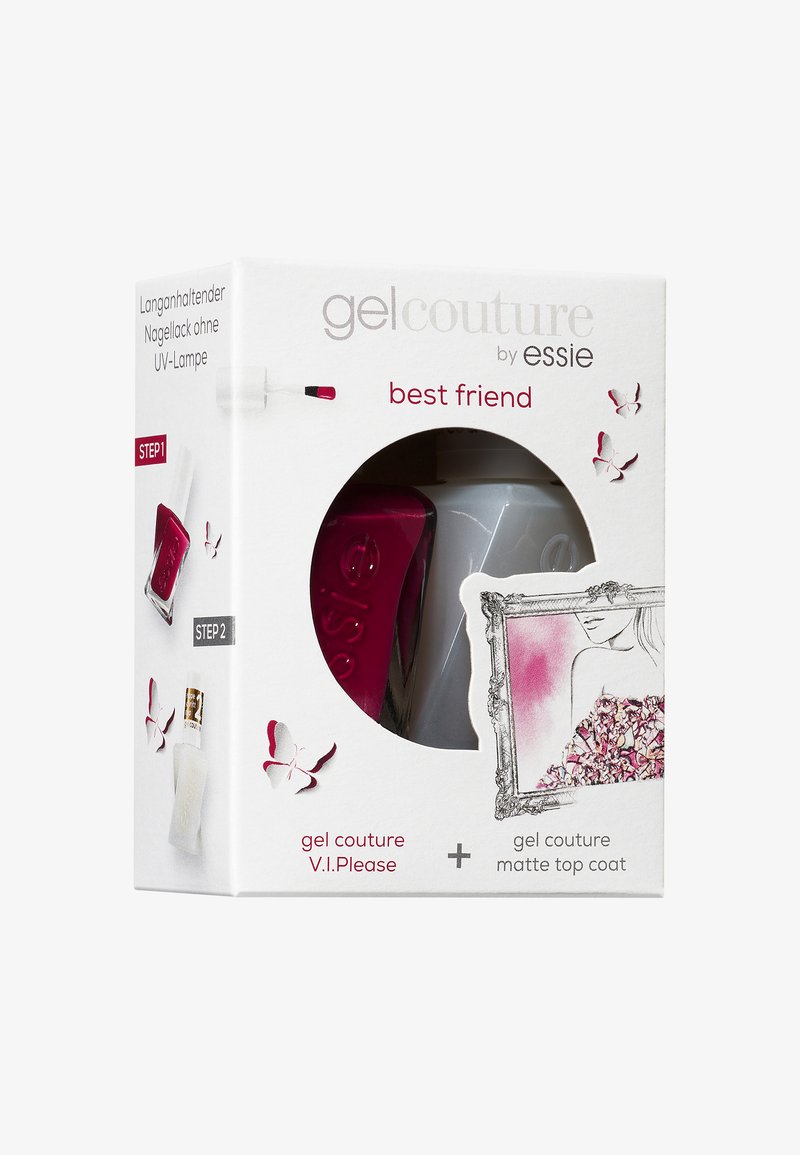 Essie - NAIL POLISH GEL COUTURE ROUTINE SET - Zestaw do pielęgnacji paznokci, Powiększ