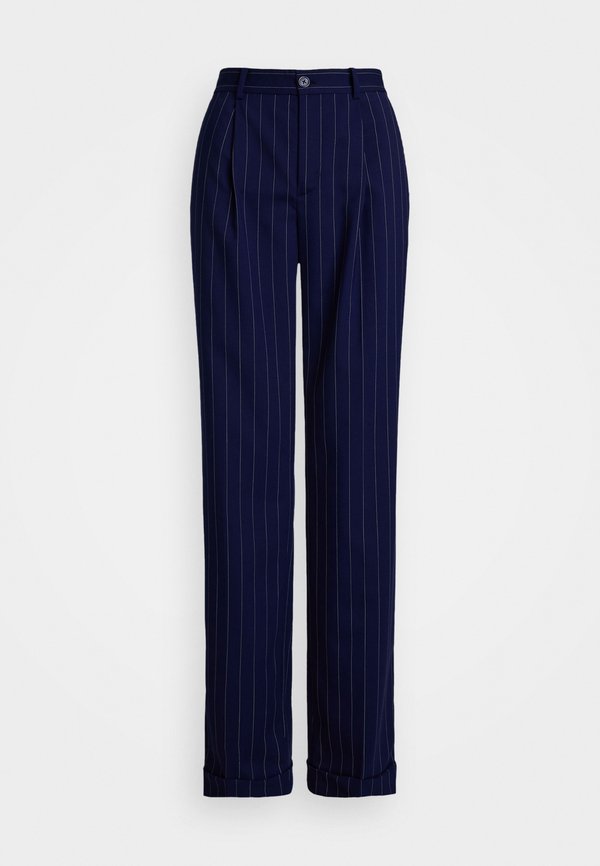 PINSTRIPE WOOL BLEND TWILL PANT - Trousers4