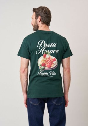DEELUXE, DEELUXE ORIGINAL T-SHIRT PASTA - T-shirt print - smaragd