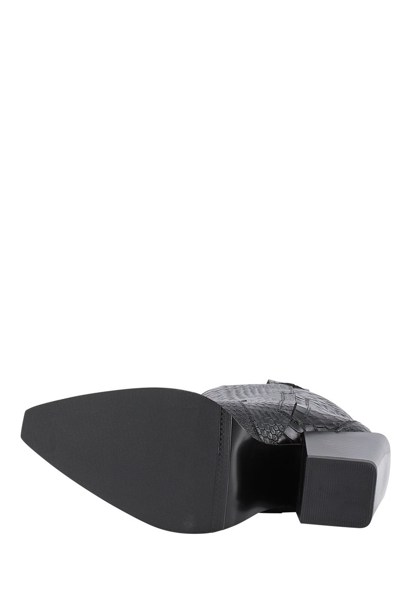 Damen Ankle Boots | IZIA Cowboy-/Bikerstiefelette schwarz schlange/schwarz - VB53641 Damen Ankle Boots | IZIA Cowboy-/Bikerstiefelette schwarz schlange/schwarz - VB53641