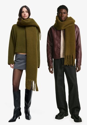 Bershka COLOURED - Écharpe - dark green