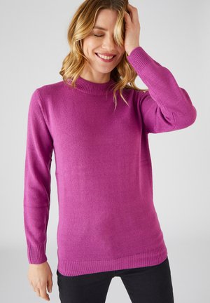 Damart COL ROND - Strickpullover - mauve