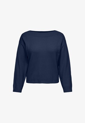 ONLY Carmakoma, KNITTED PULLOVER CARKATIA KNITTED PULLOVER - Džemper - naval academy