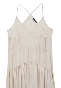 Calliope LUNGO CON ARRICCIATURE - Vestito lungo - beige