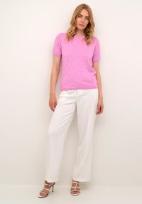 Cream CRHANNE - T-shirts basic - cyclamen