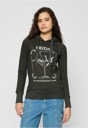 Felpa con cappuccio - charcoal