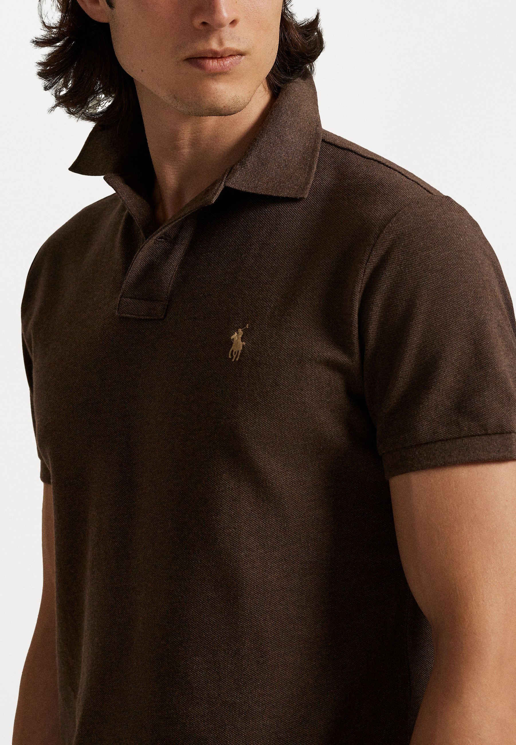 Polo Ralph Lauren THE ICONIC MESH POLO SHIRT - Polo - nutmeg brown