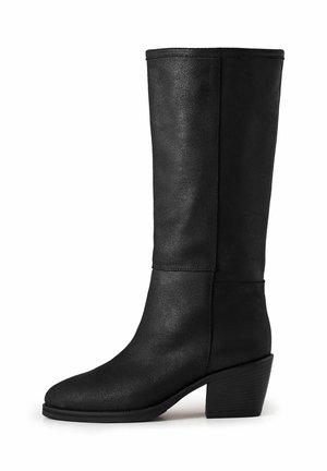 ABBY - Høje støvler/ Støvler - waxed black