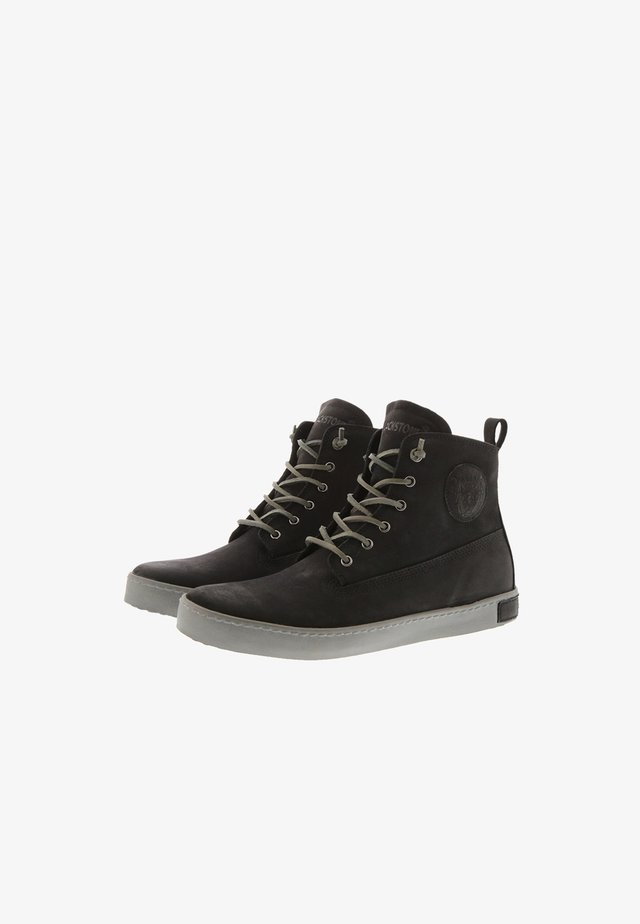 Bottines à lacets - black