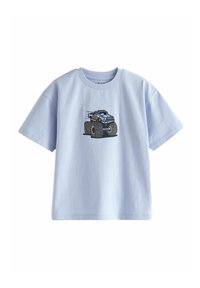 Next - EMBROIDERED - T-shirts print - blue monster truck Miniaturebillede 1