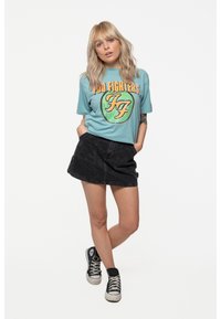 Paradiso Clothing FOO FIGHTERS GRAFF BAND - Print T-shirt - blue