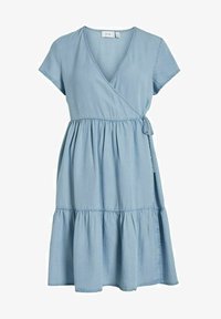 Vila Jeanskleid VINONA Ärmellos - Kurzes Denimkleid Mit Recycling-Baumwolle