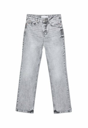 Stradivarius, D98 STRAIGHT-LEG VINTAGE EFFECT JEANS - Jean droit - grey denim