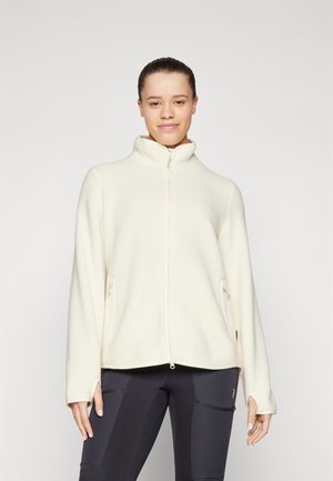 ZIP JACKET - Flísová bunda - vintage white