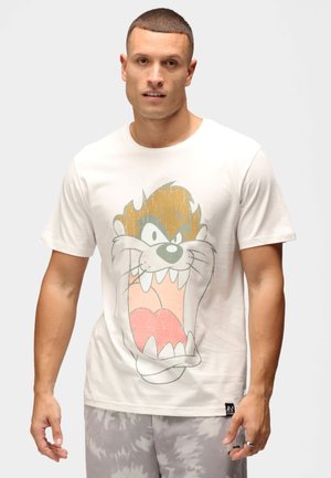 LOONEY TUNES TASMANIAN DEVIL - T-shirt med print - ecru