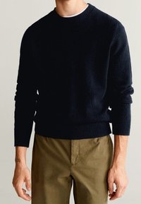Mango Strickpullover - royal blue