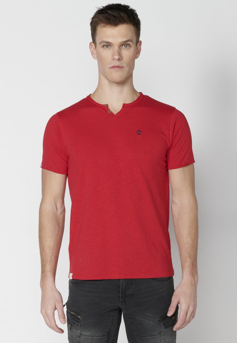 koroshi-short-sleeve-t-paita-rojo-red-punainen-zalando-fi