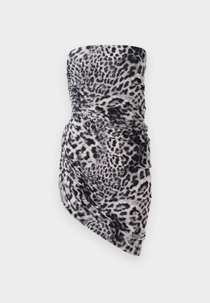 Norma Kamali STRAPLESS DIANA PICKLEBALL DRESS - Cocktail dress / Party dress - black/white